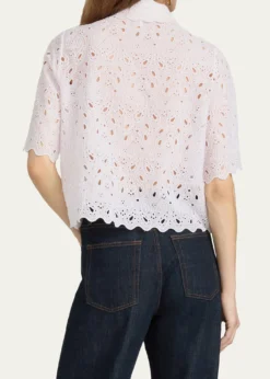 FRAMEThe Paisley Eyelet Shirt