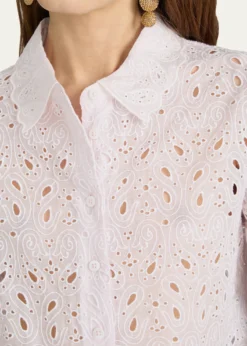 FRAMEThe Paisley Eyelet Shirt