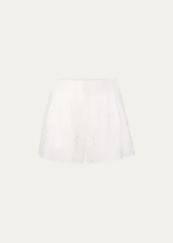 FRAMEThe Paisley Eyelet Shorts