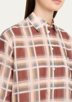FRAMEThe Plaid Boy Shirt