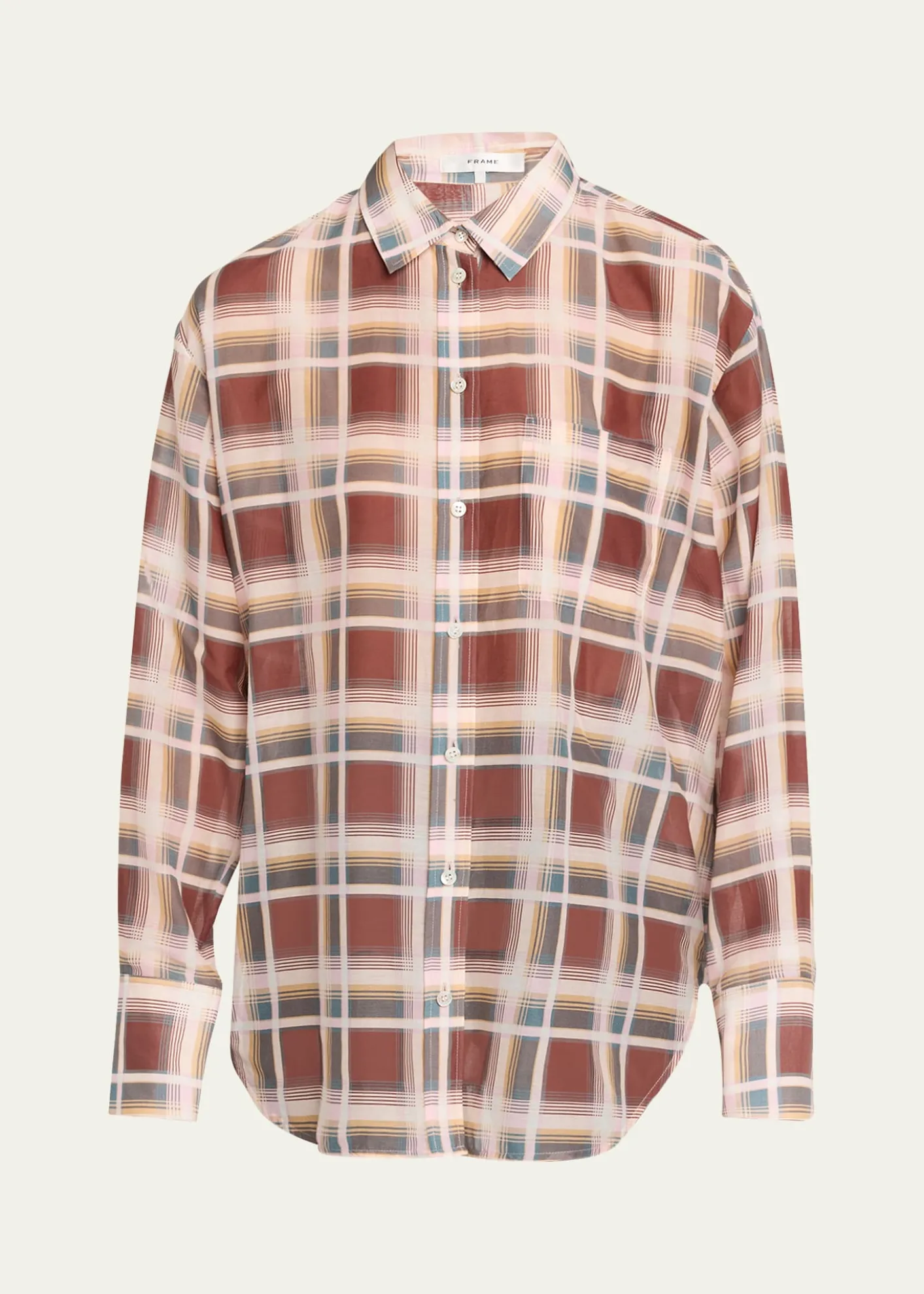 FRAMEThe Plaid Boy Shirt