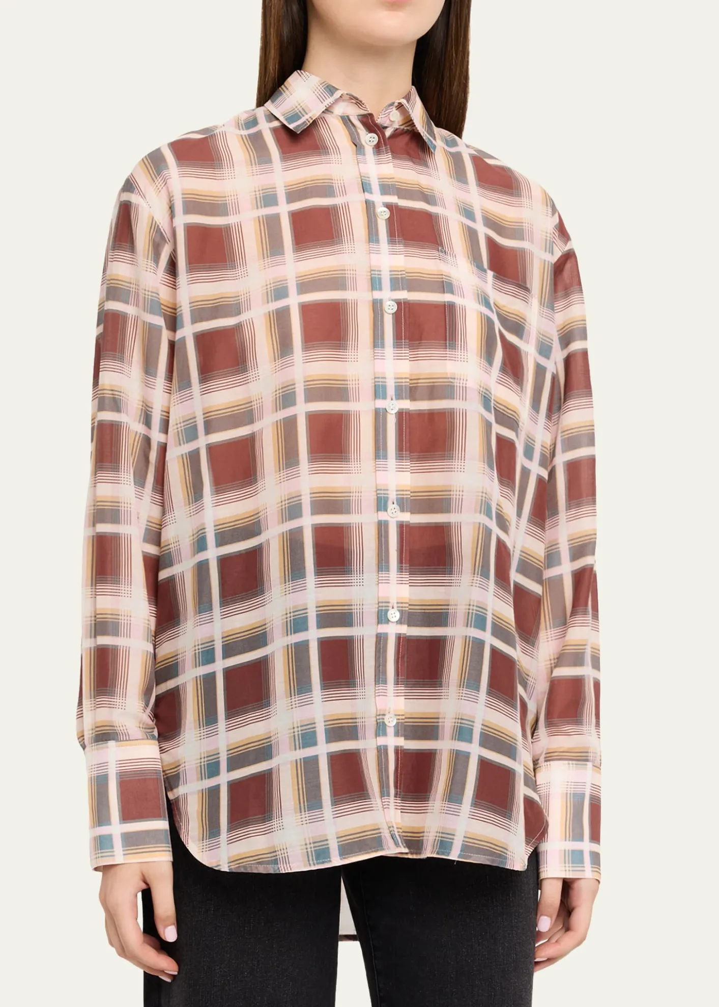 FRAMEThe Plaid Boy Shirt