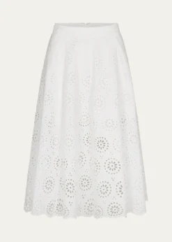FRAMEThe Solstice Eyelet Skirt