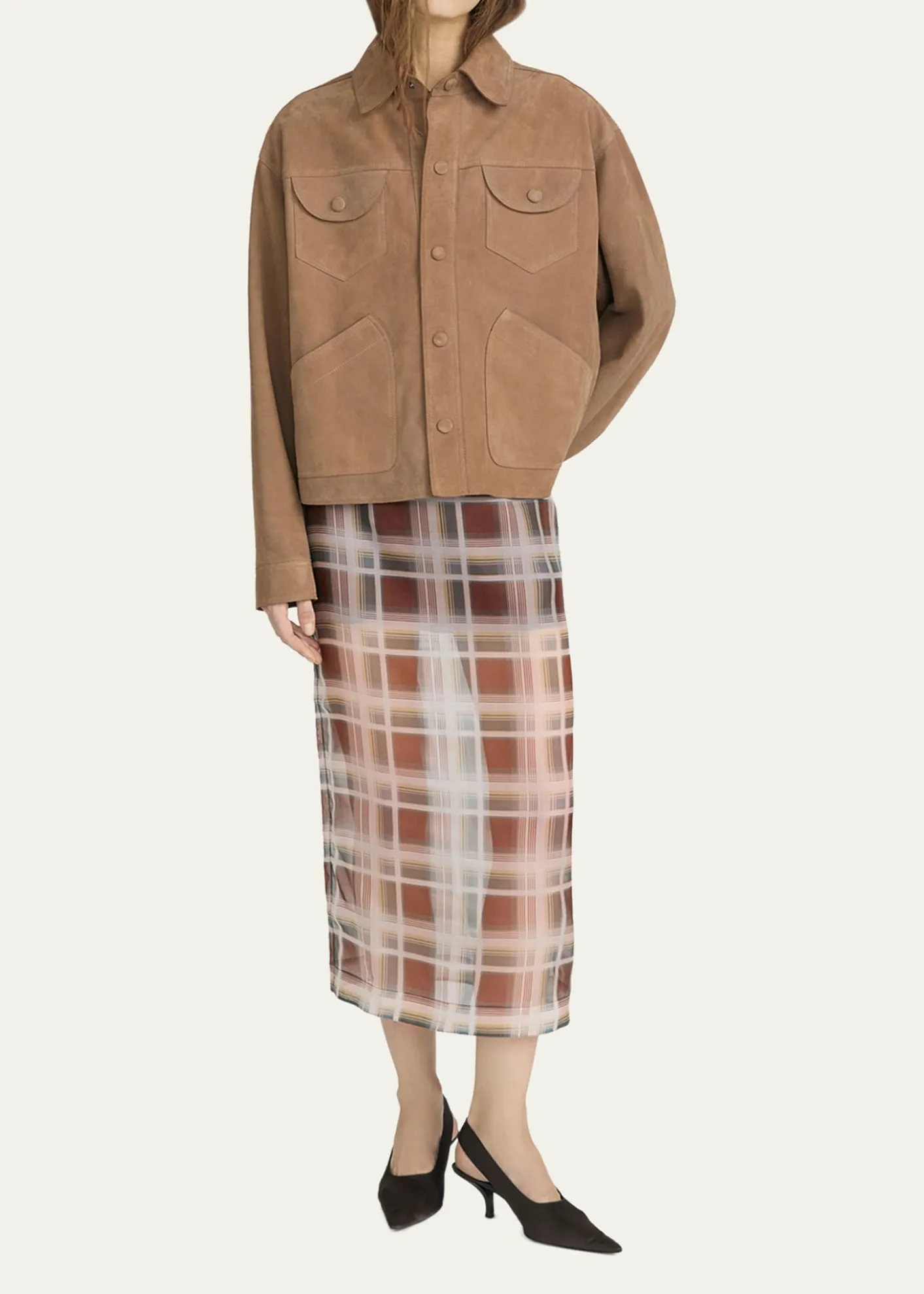 FRAMEThe Suede Utility Jacket