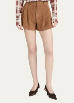 FRAMEThe Suede Utility Shorts