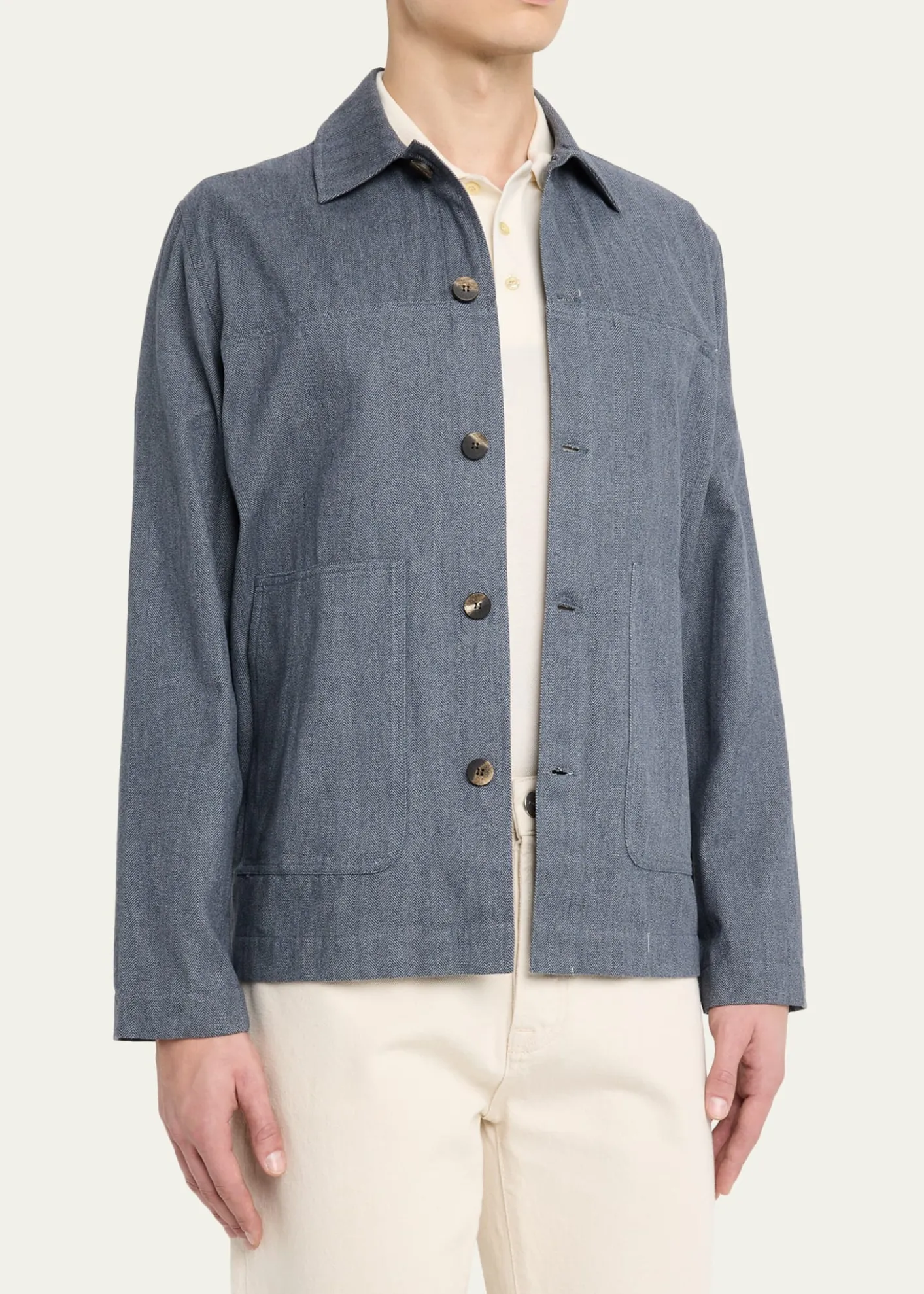 Frescobol CariocaMen's Belford Cotton-Cashmere Jacket