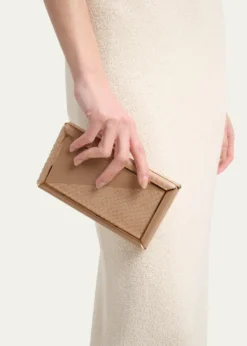 Gabriela HearstCallas Leather & Snakeskin Clutch Bag