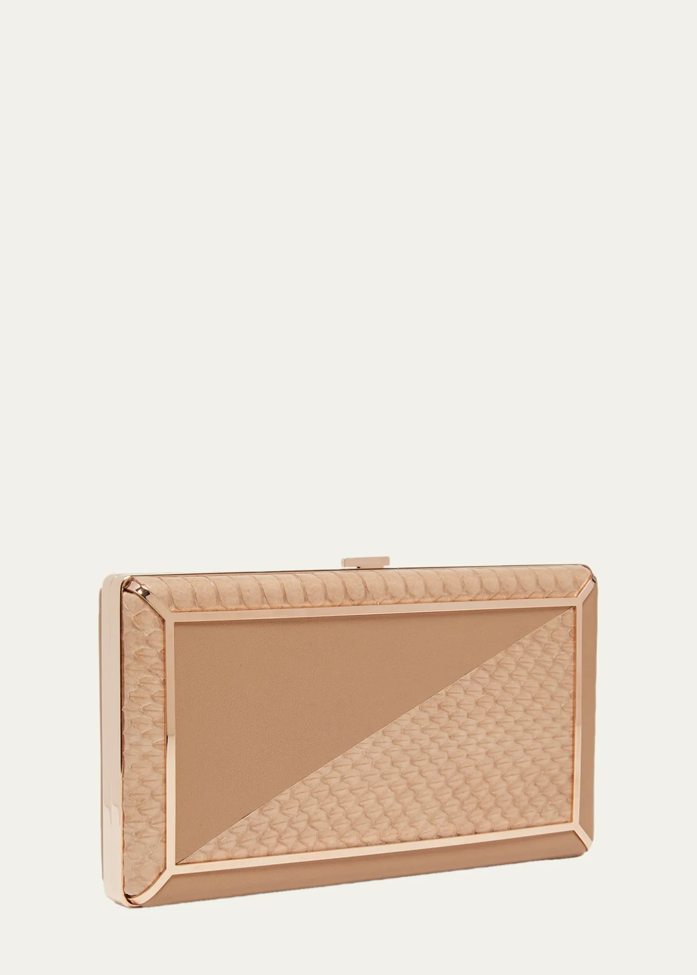 Gabriela HearstCallas Leather & Snakeskin Clutch Bag