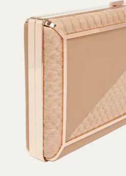 Gabriela HearstCallas Leather & Snakeskin Clutch Bag