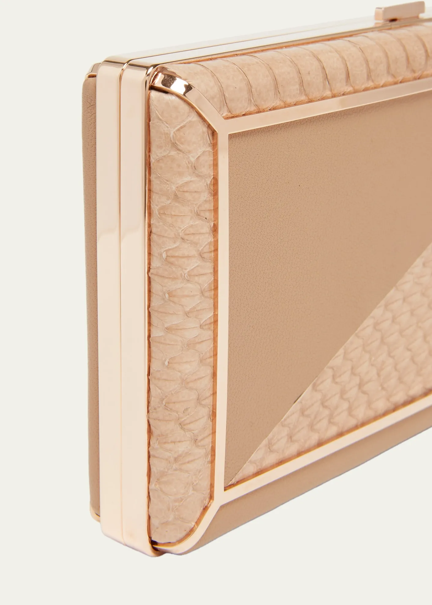 Gabriela HearstCallas Leather & Snakeskin Clutch Bag