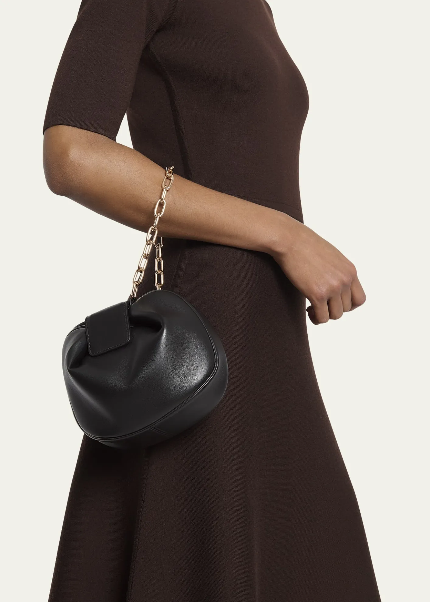 Gabriela HearstDemi Lamb Leather Clutch Bag