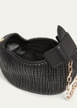 Gabriela HearstDemi Ruched Leather Clutch Bag