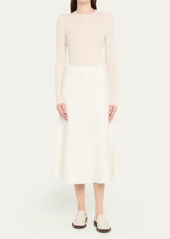 Gabriela HearstFreddie Midi Wool-Cashmere Skirt