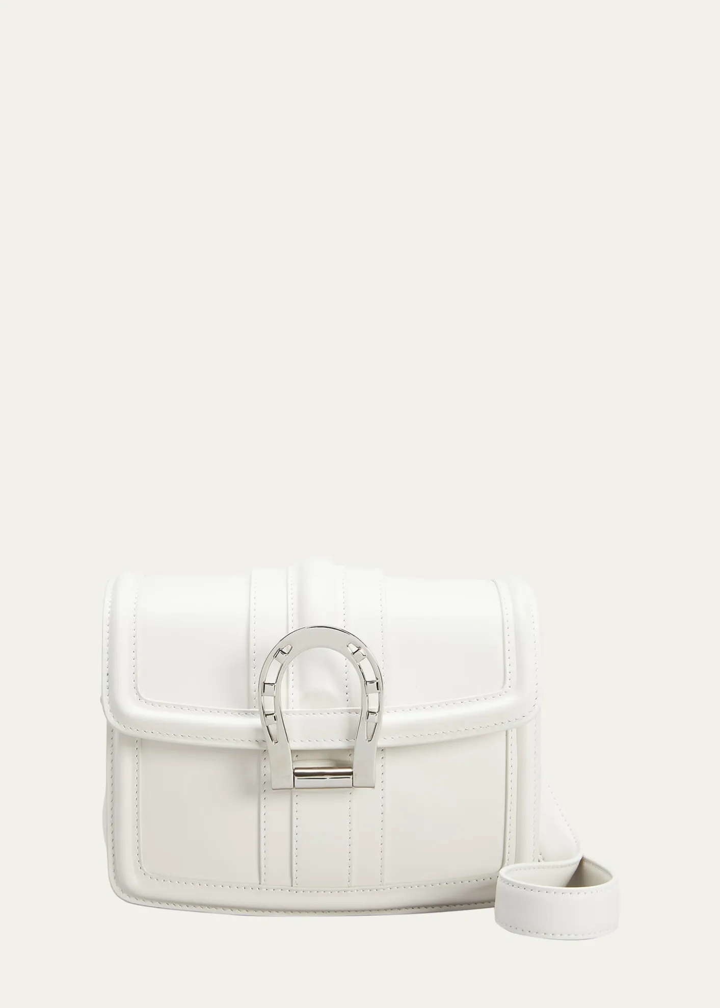 Gabriela HearstLucky Buckle Lambskin Shoulder Bag