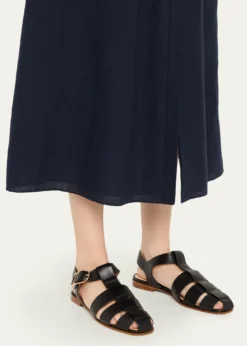Gabriela HearstLynn Leather Fisherman Sandals