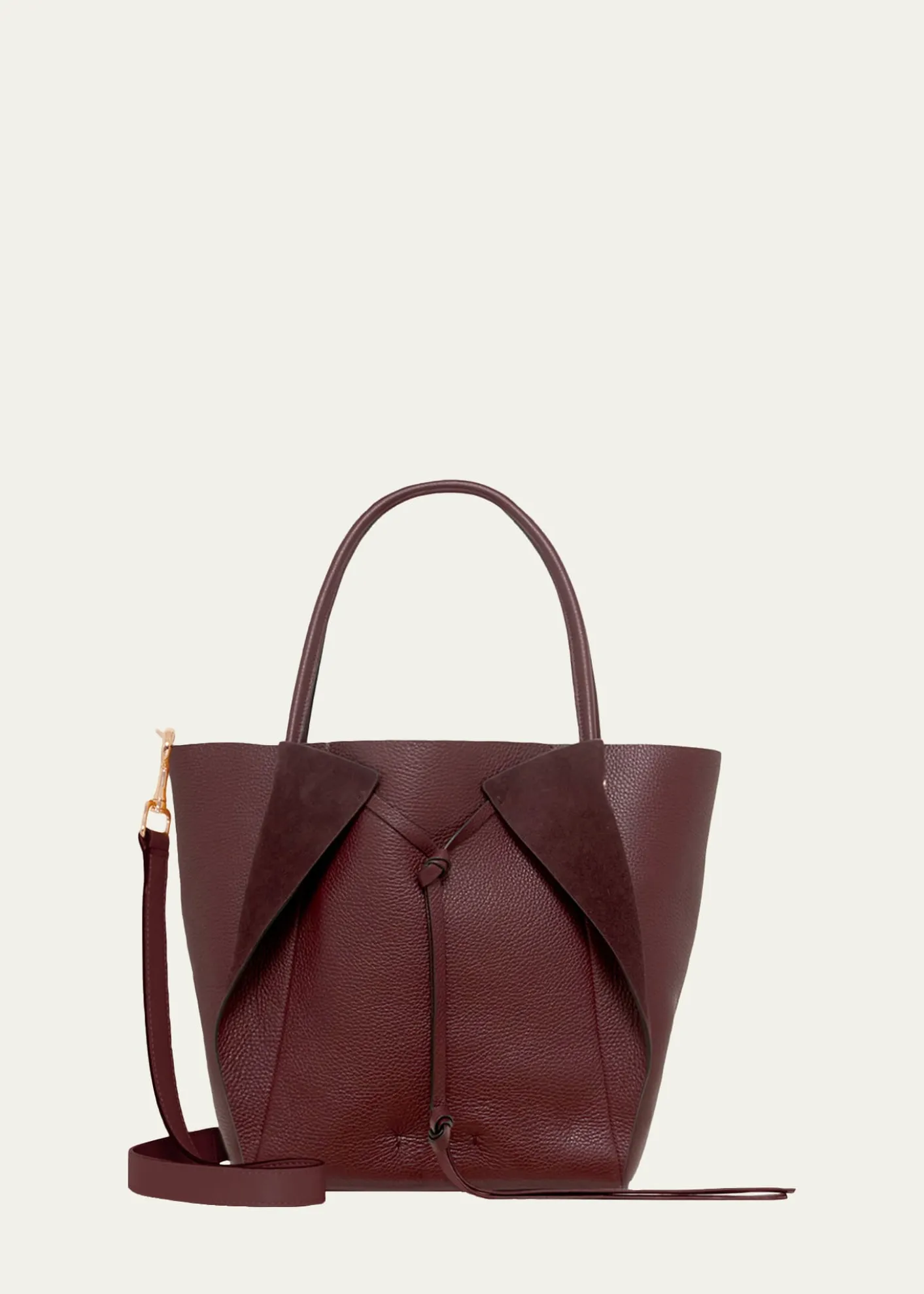 Gabriela HearstMarija Small Wing Fold Leather Tote Bag