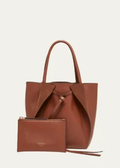 Gabriela HearstMarija Small Wing Fold Leather Tote Bag