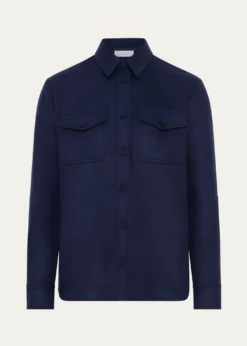 Gabriela HearstMen's Lucas Silk Overshirt
