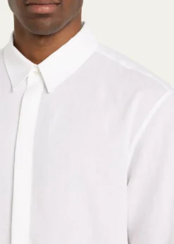 Gabriela HearstMen's Nicolas Linen Sport Shirt