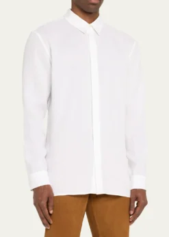 Gabriela HearstMen's Nicolas Linen Sport Shirt