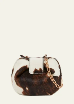 Gabriela HearstPony Hair Demi Clutch Bag with Chain