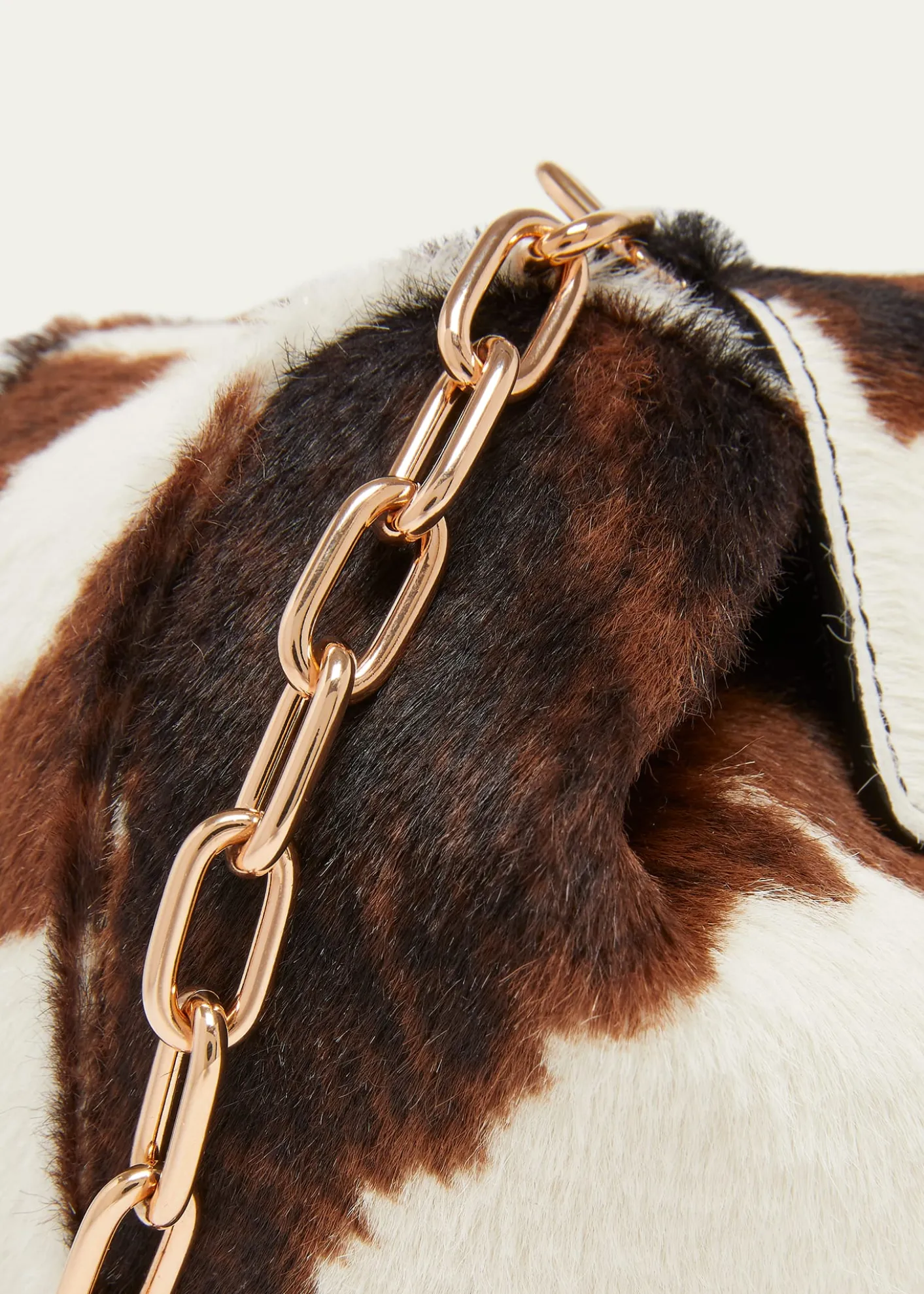 Gabriela HearstPony Hair Demi Clutch Bag with Chain
