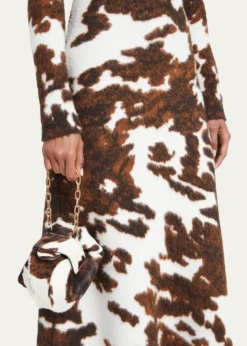 Gabriela HearstPony Hair Demi Clutch Bag with Chain