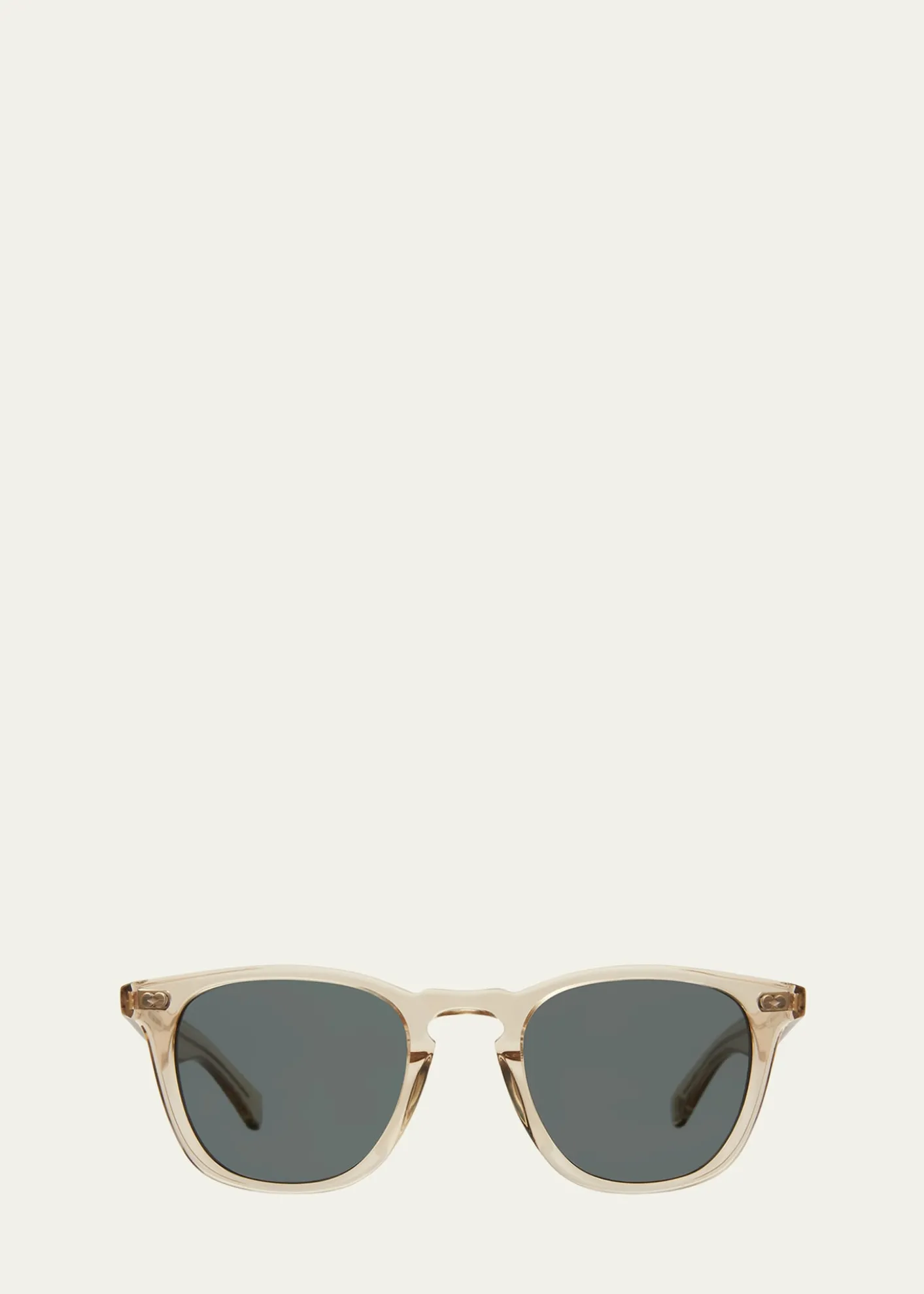 Garrett LeightMen's Brooks x Sun Keyhole-Bridge Square Sunglasses