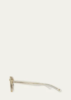 Garrett LeightMen's Flipper Acetate Round Sunglasses