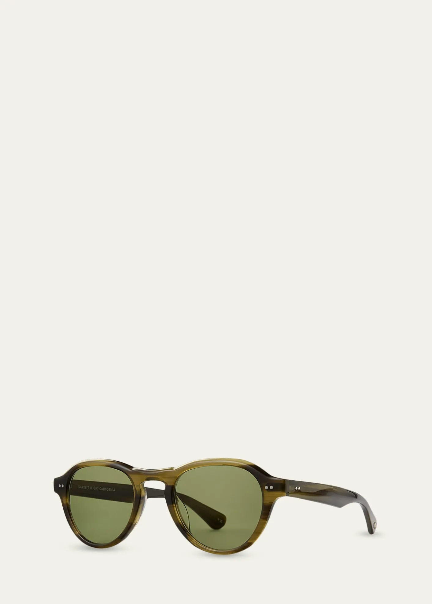 Garrett LeightMen's Mcnally Sun Acetate Aviator Sunglasses