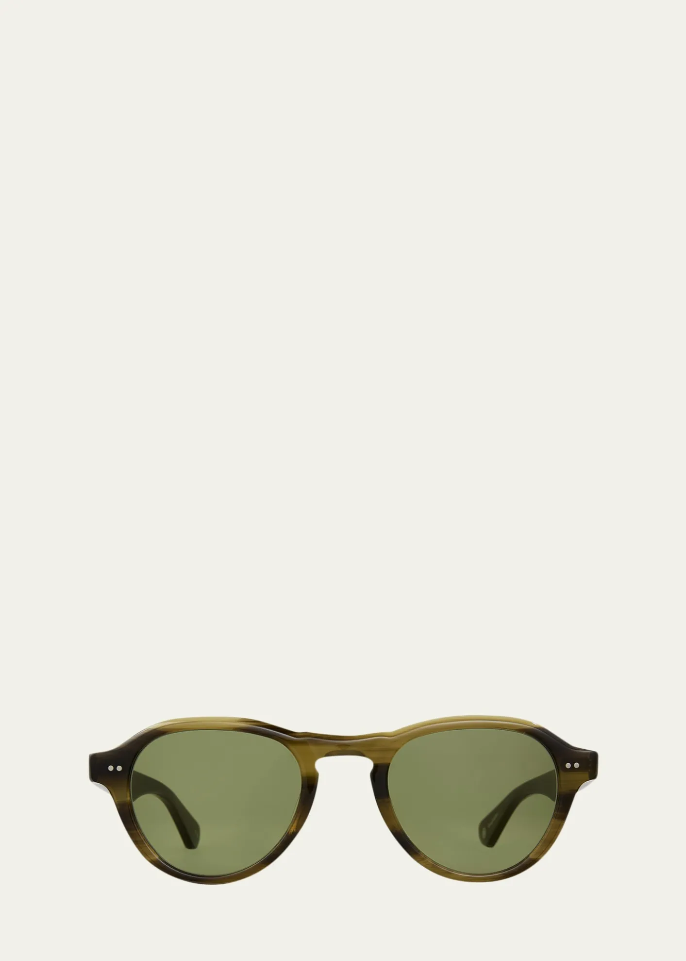 Garrett LeightMen's Mcnally Sun Acetate Aviator Sunglasses