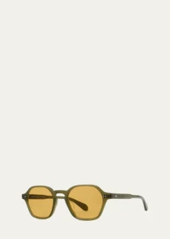 Garrett LeightMen's Temescal Acetate Square Sunglasses