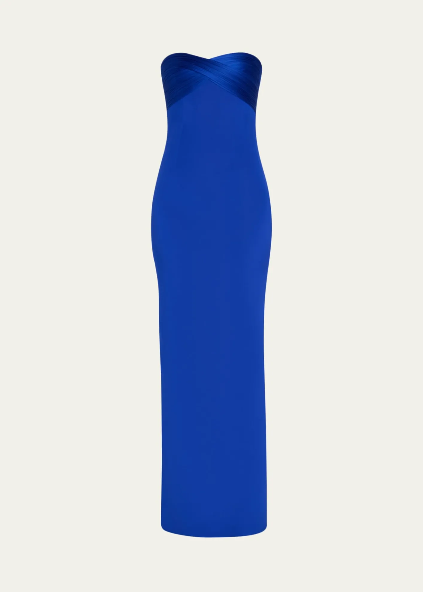 Gaurav GuptaThe Infinity Strapless Draped Column Silk Gown