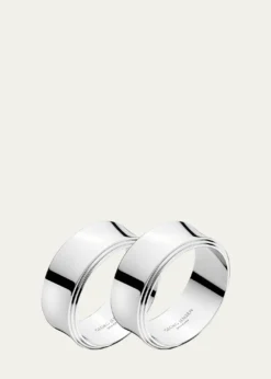 Georg JensenPyramid Napkin Rings, Set of 2