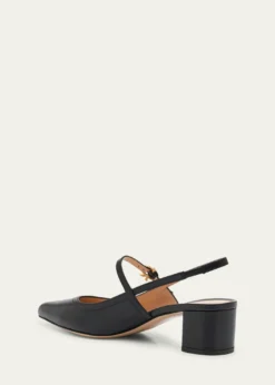 Gianvito RossiCalfskin Mary Jane Slingback Pumps