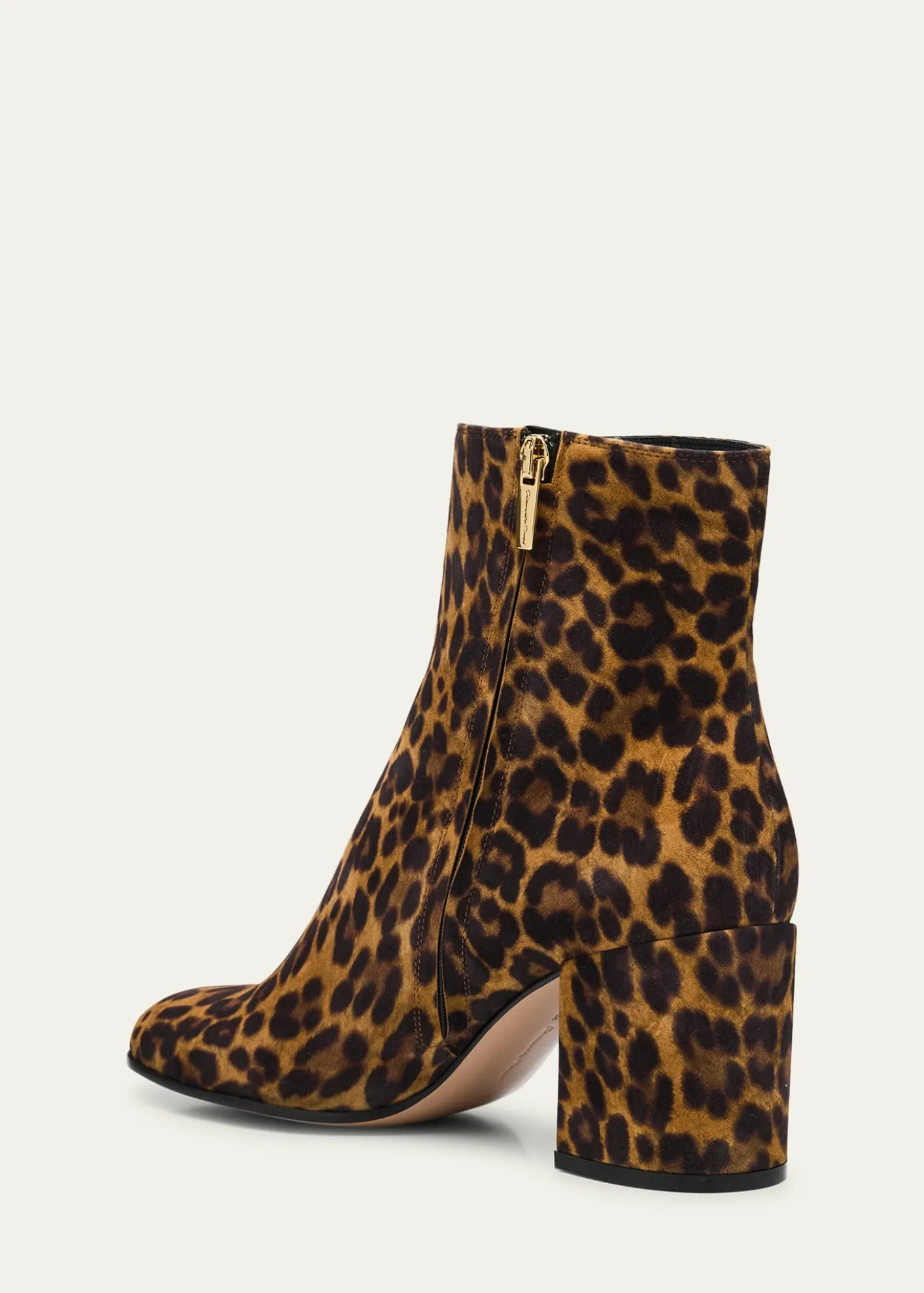 Gianvito RossiJoelle Leopard Suede Ankle Boots