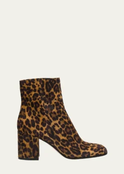 Gianvito RossiJoelle Leopard Suede Ankle Boots