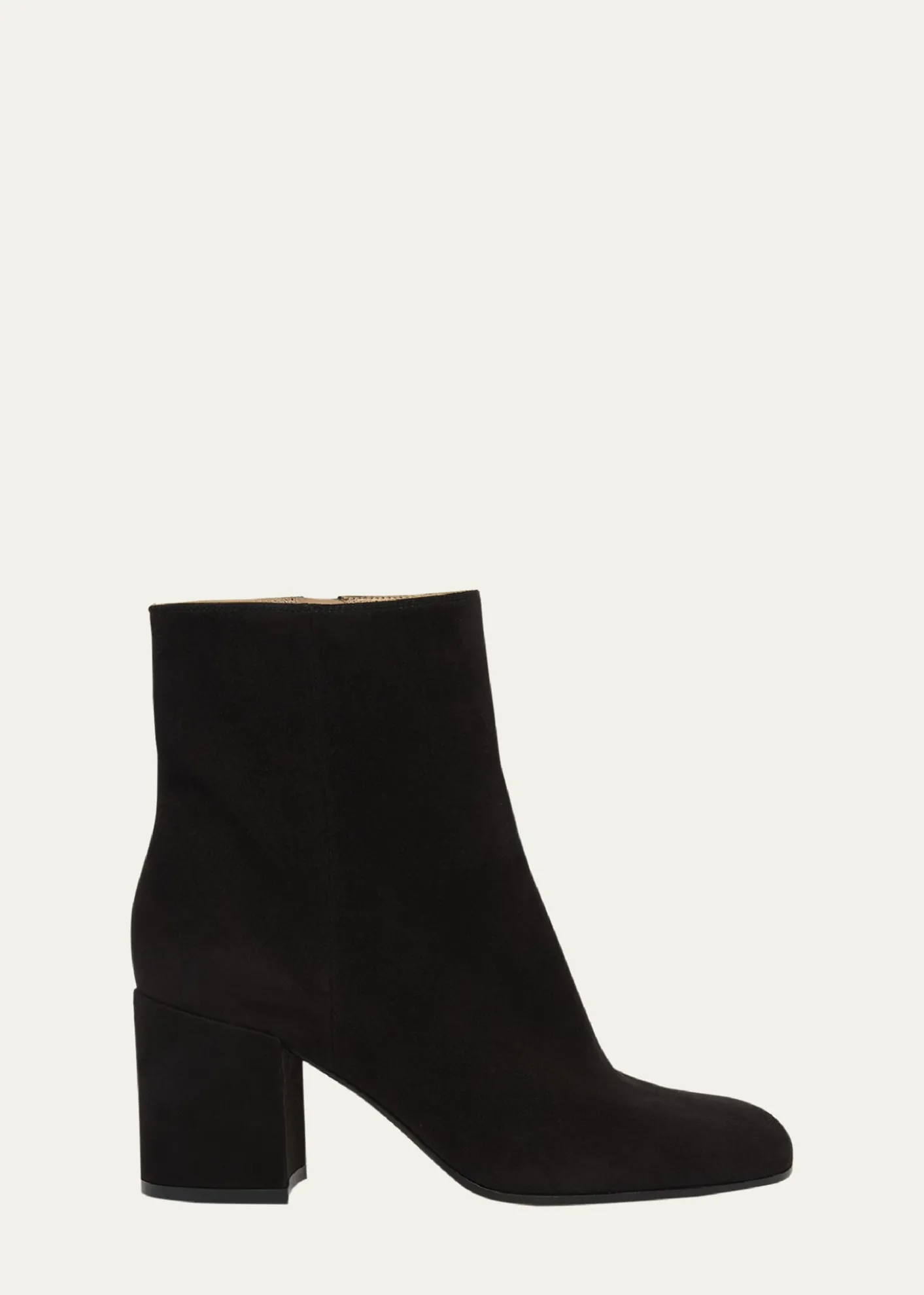 Gianvito RossiJoelle Suede Block-Heel Booties