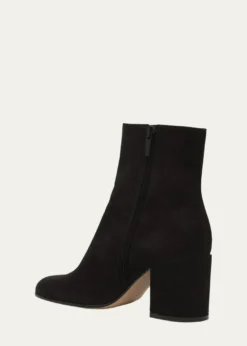 Gianvito RossiJoelle Suede Block-Heel Booties
