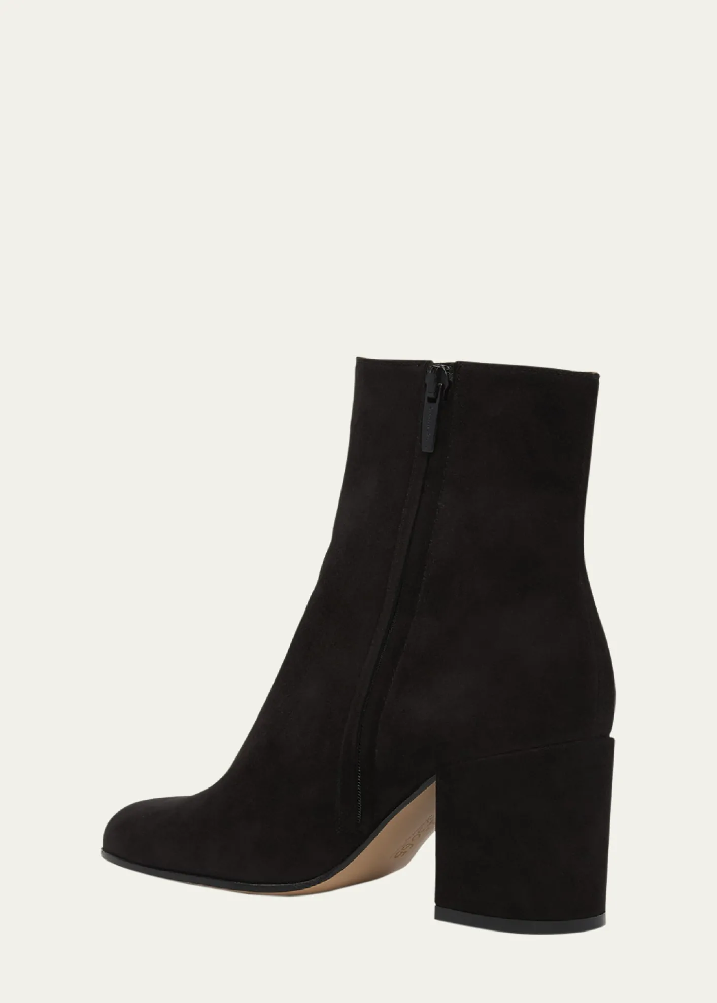 Gianvito RossiJoelle Suede Block-Heel Booties