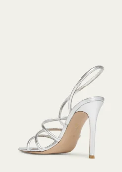 Gianvito RossiMetallic Leather Strappy Sandals