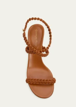 Gianvito Rossi70mm Braided Leather Sandals