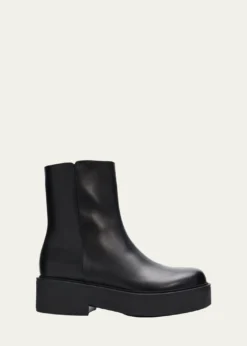 Gianvito Rossi20mm Hiro Leather Ankle Boots