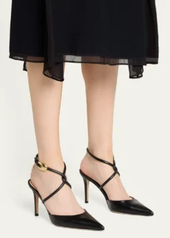 Gianvito Rossi85mm Nappa Leather Slingback Pumps