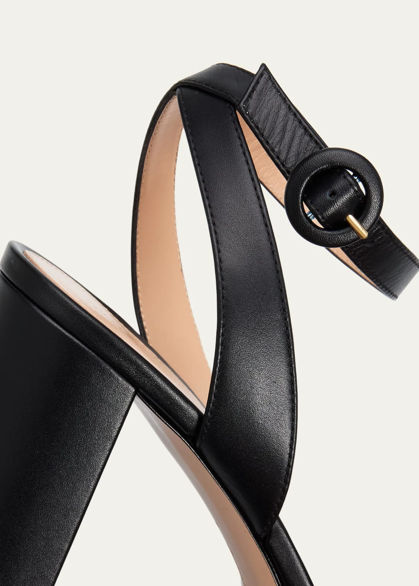Gianvito Rossi70mm Nappa Leather Platform Sandals