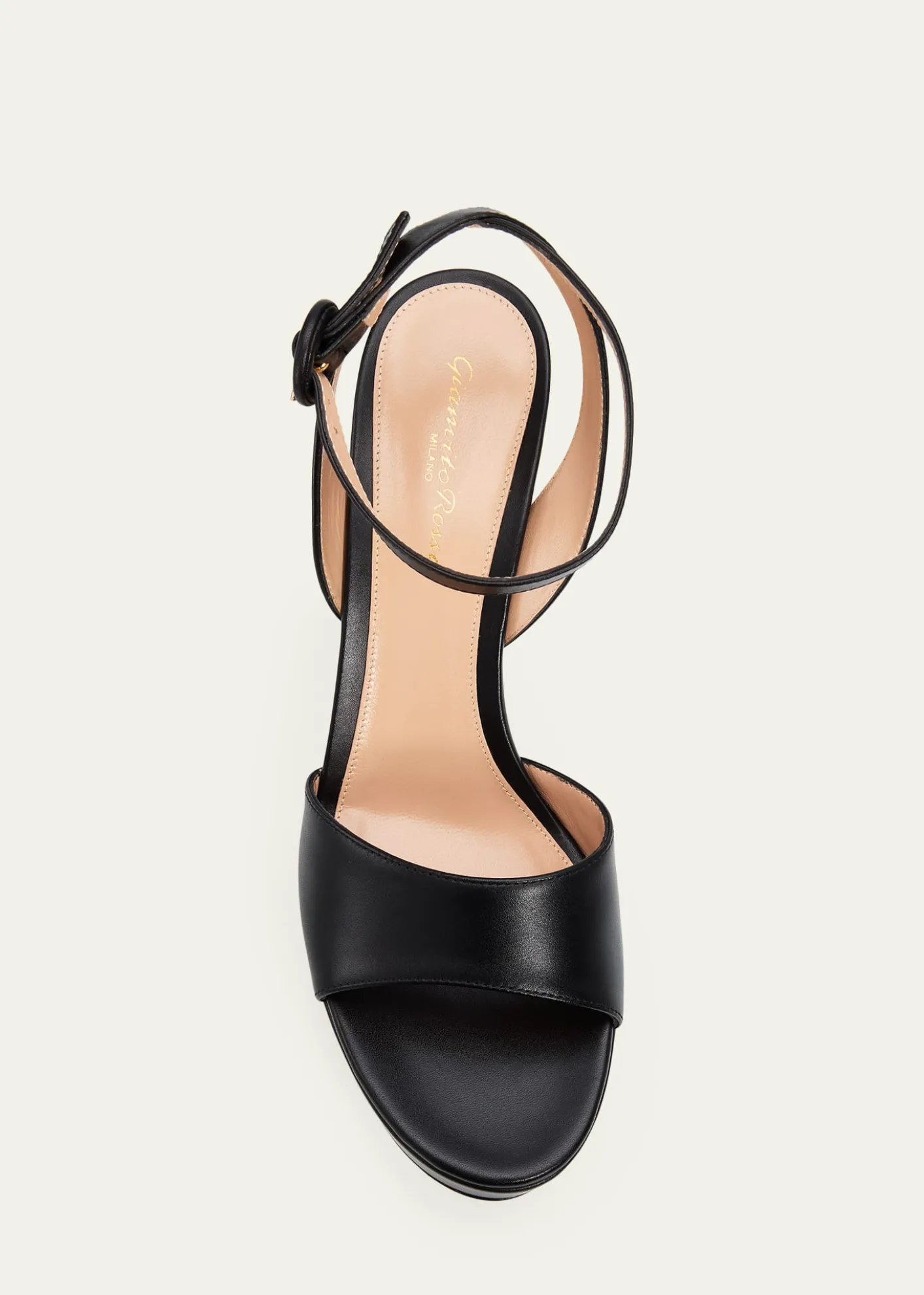 Gianvito Rossi70mm Nappa Leather Platform Sandals