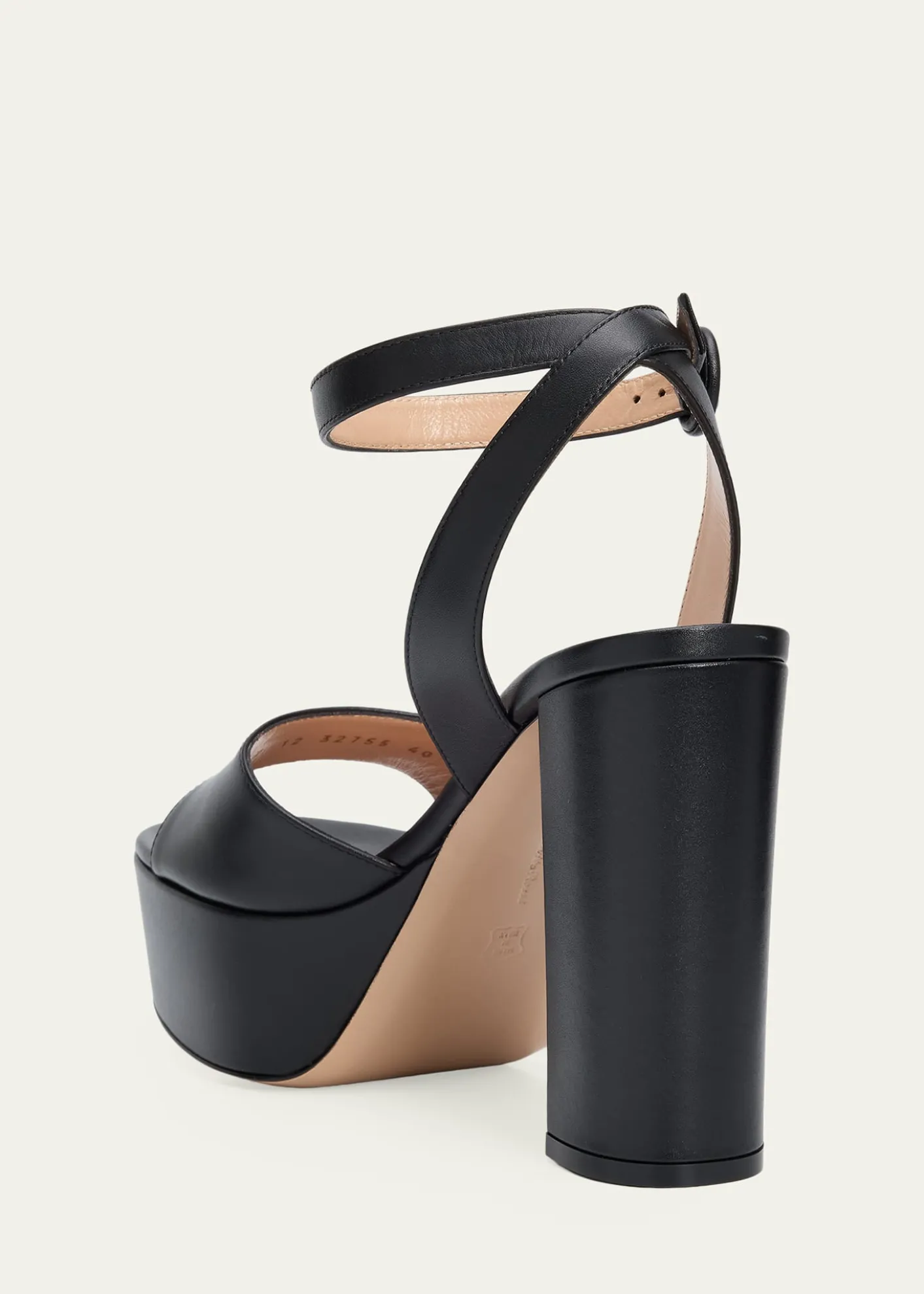 Gianvito Rossi70mm Nappa Leather Platform Sandals