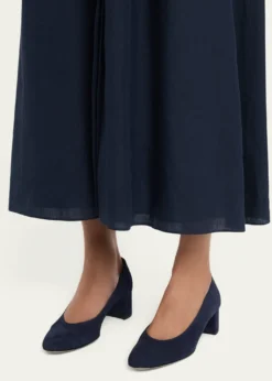 Gianvito Rossi45mm Piper Suede Pointed-Toe Pumps
