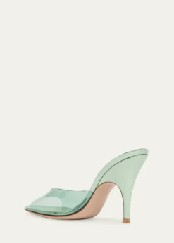 Gianvito Rossi95mm Plexi Mule Sandals