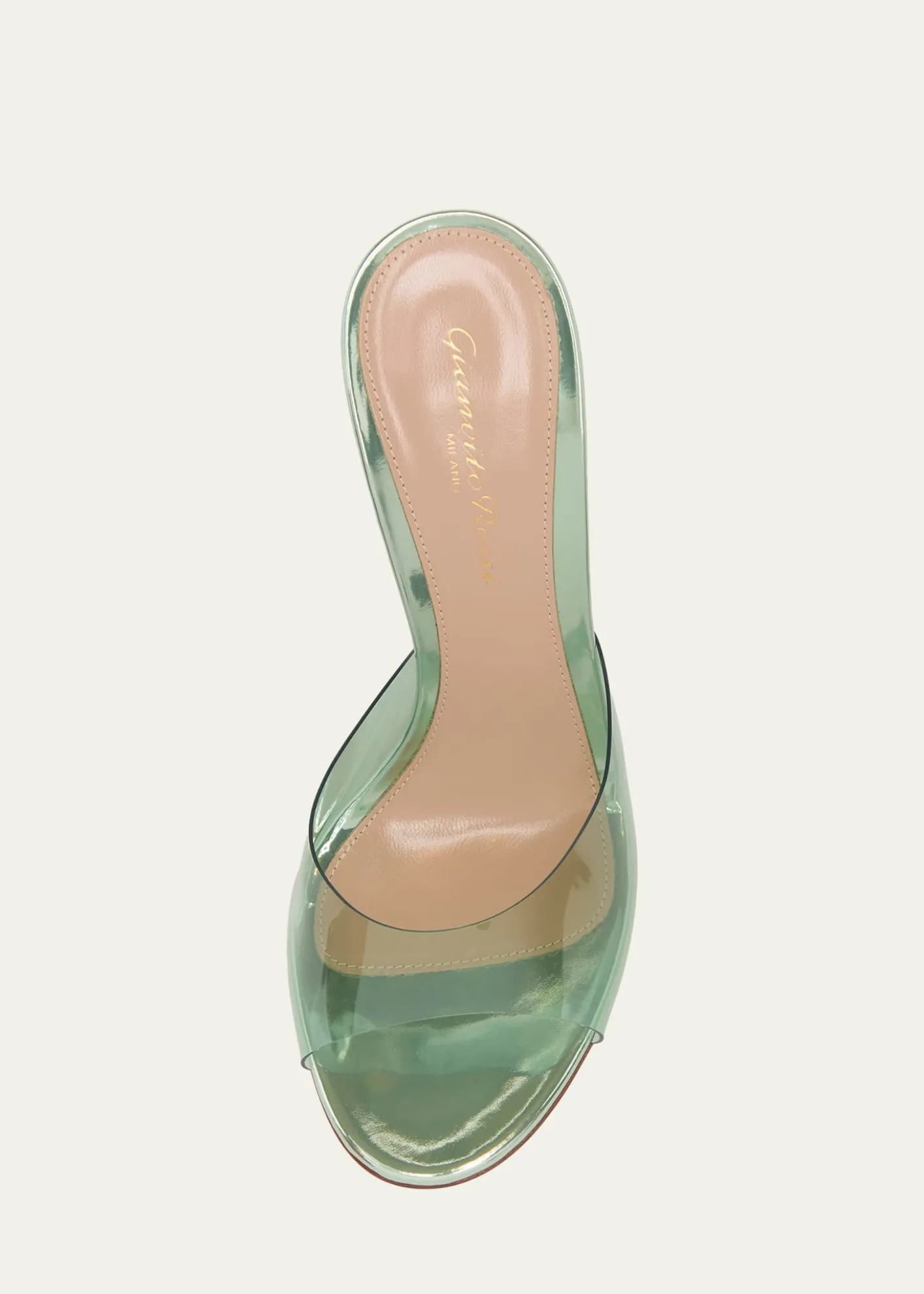 Gianvito Rossi95mm Plexi Mule Sandals